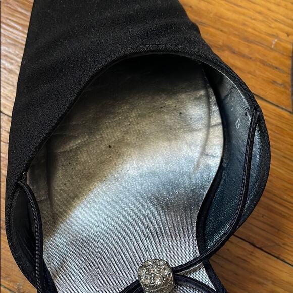 Vintage 2” Stuart Weitzman Black Heels with d'Orsay Style - Picture 7 of 8